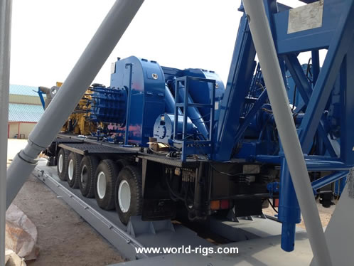 Trailer Mounted Mechanical Drilling Rig 