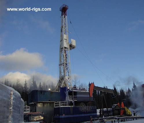 Cantilever Double 3600 Drilling Rig For Sale